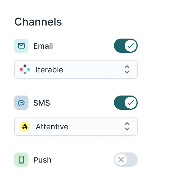 Hightouch Journey named 'Revival campaign', running a live campaign that sends an email notification to audiences with churn risk.