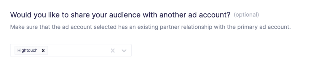 Image of Facebook Audience sharing