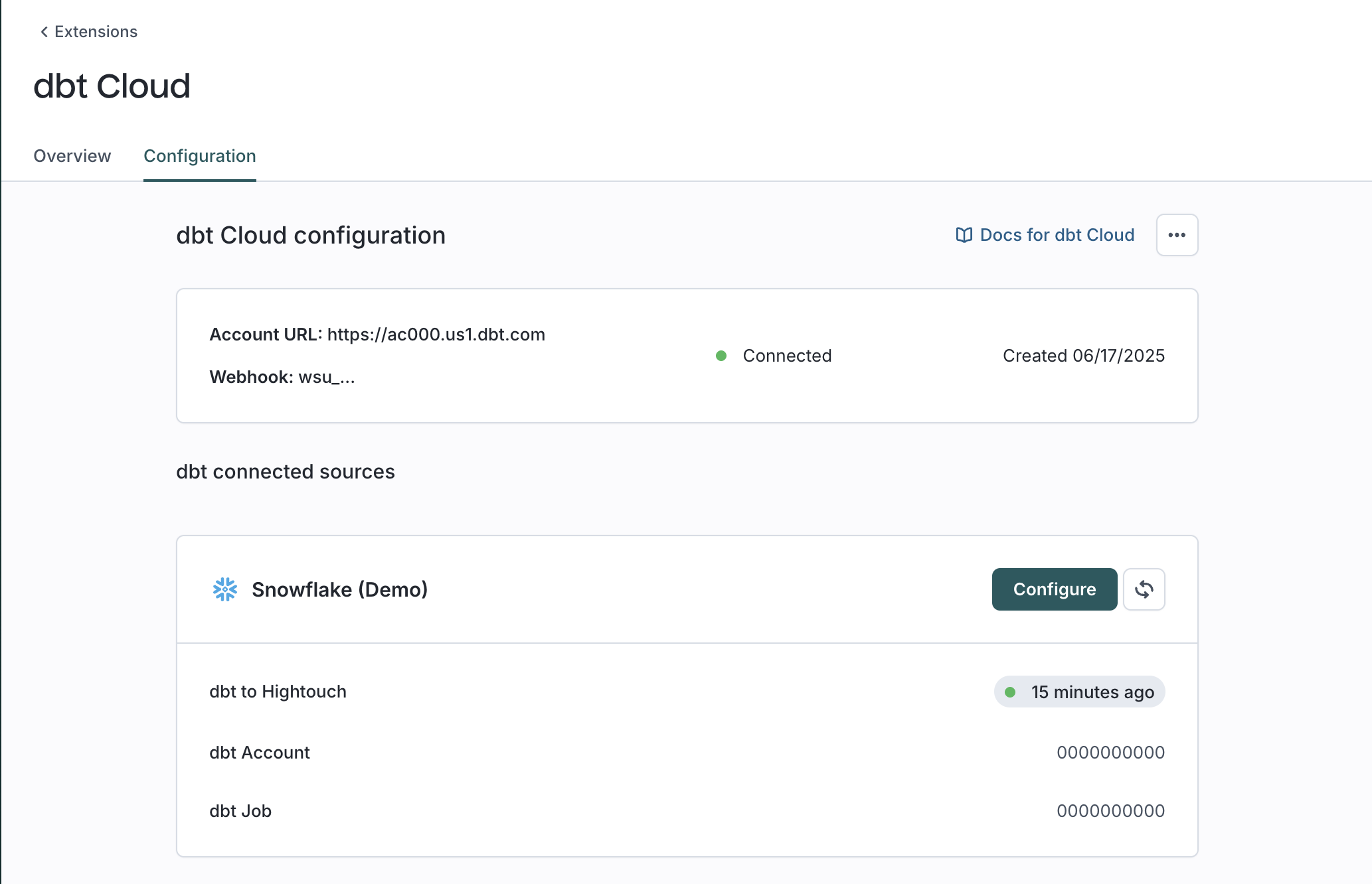 dbt Cloud connections